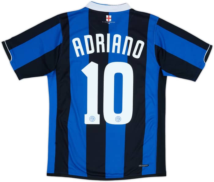 2006-07 Inter Milan Home Shirt Adriano #10 - 8/10 - (S)