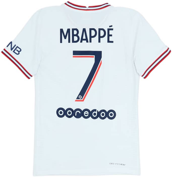 2021-22 Paris Saint-Germain Authentic Fourth Shirt Mbappe #7 - 8/10 - (XS)