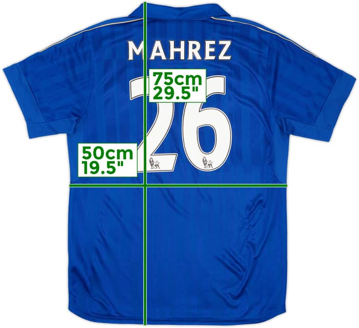 2016-17 Leicester Home Shirt Mahrez #26 - 8/10 - (L)