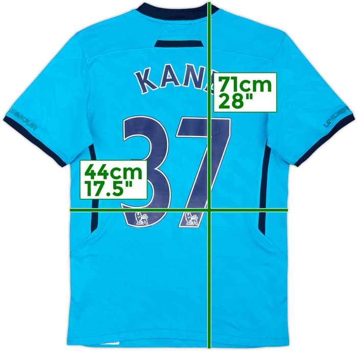2013-14 Tottenham Away Shirt Kane #37 - 6/10 - (S)