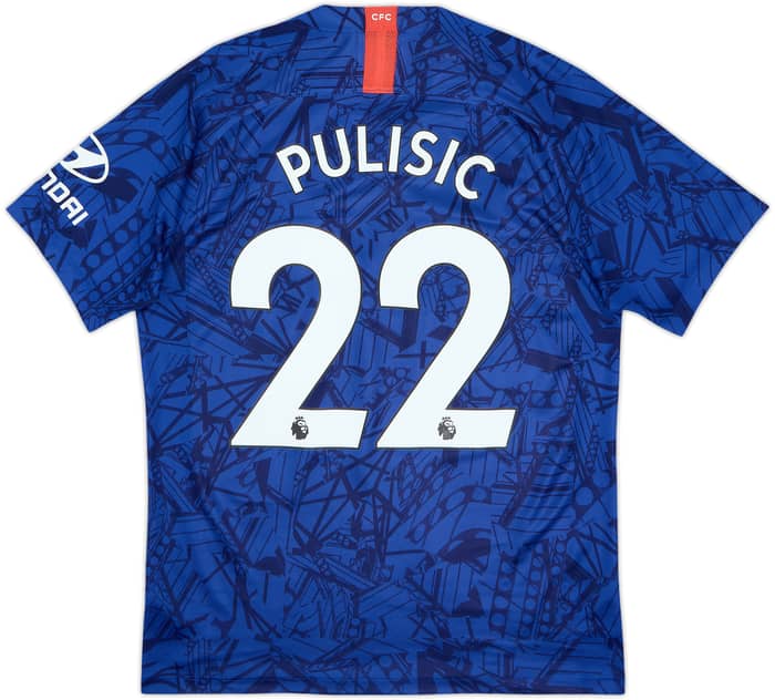 2019-20 Chelsea Home Shirt Pulisic #22 - 6/10 - (M)