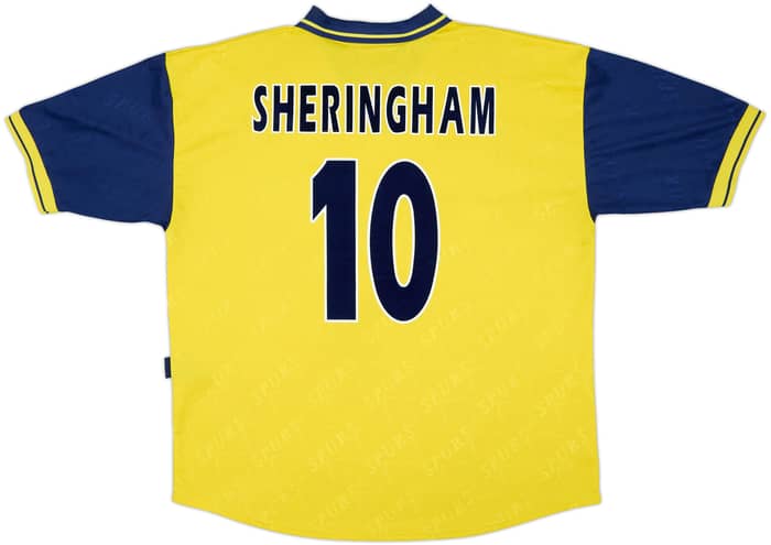 1995-97 Tottenham Reissue Third Shirt Sheringham #10 - 9/10 - (XXL)