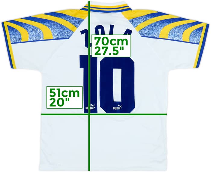 1995-97 Parma Basic Home Shirt Zola #10 (S)