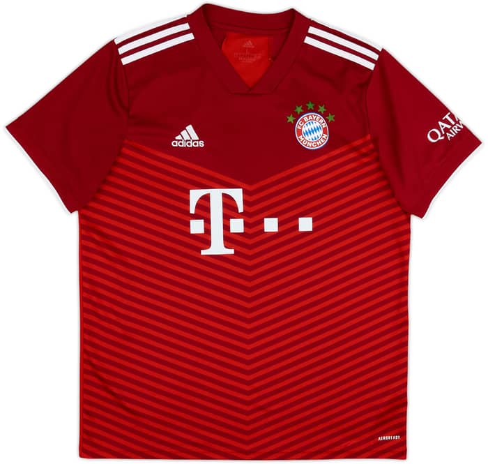 2021-22 Bayern Munich Home Shirt Musiala #42 - 6/10 - (L)