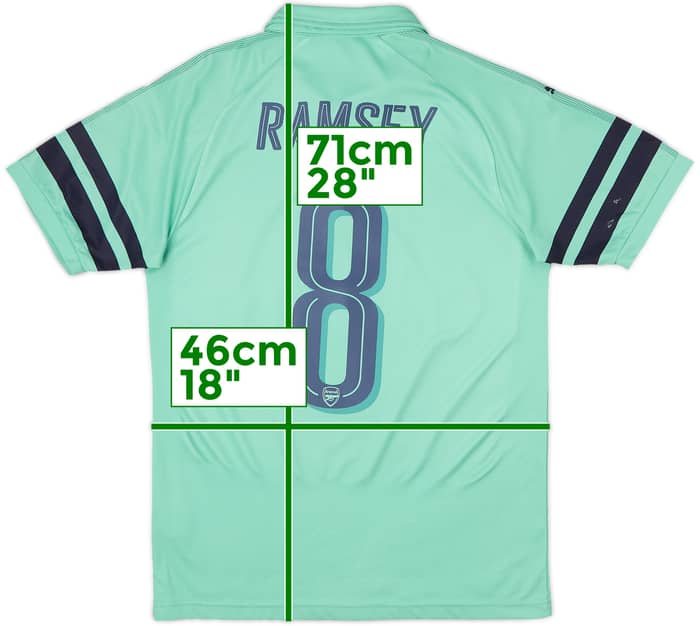 2018-19 Arsenal Third Shirt Ramsey #8 - 8/10 - (S)