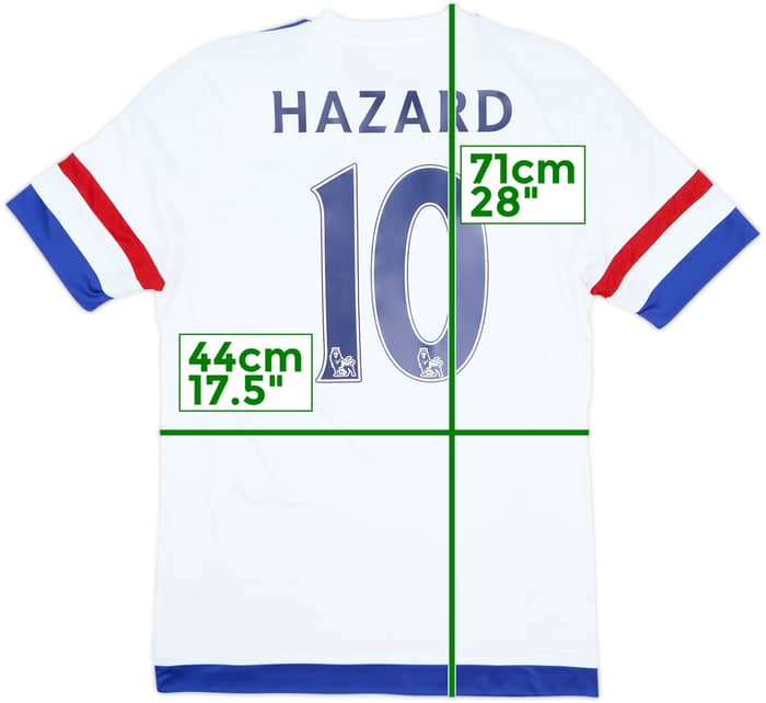 2015-16 Chelsea Away Shirt Hazard #10 - 6/10 - (S)