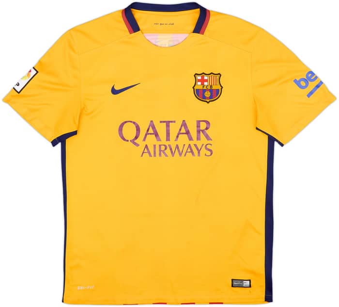 2015-16 Barcelona Away Shirt Messi #10 - 5/10 - (M)