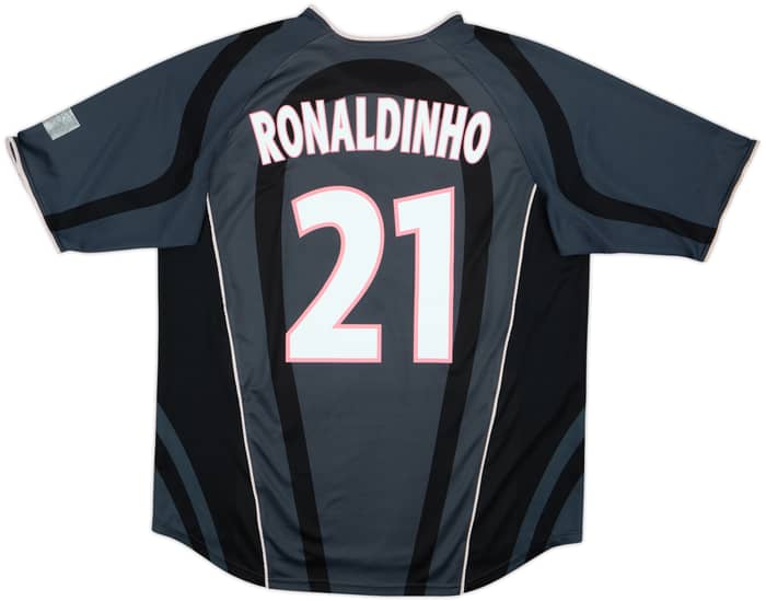 2001-02 Paris Saint-Germain Third Shirt Ronaldinho #21 - 6/10 - (XL)