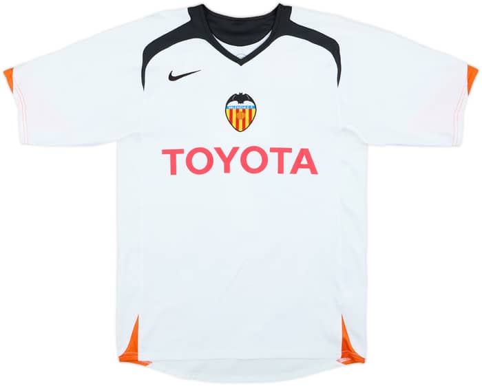 2005-06 Valencia Home Shirt David Villa #7 - 7/10 - (S)