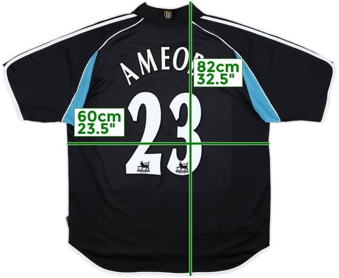 2000-01 Newcastle Away Shirt Ameobi #23 - 8/10 - (XL)