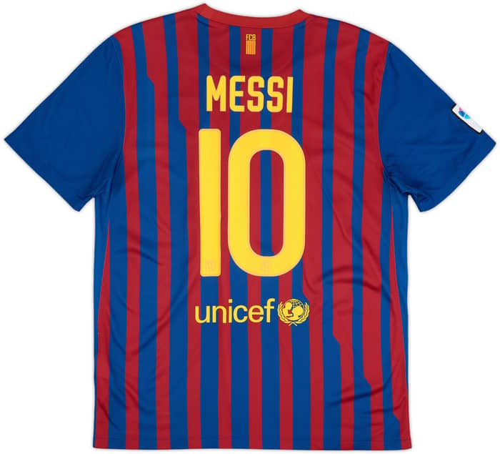 2011-12 Barcelona Home Shirt Messi #10 - 5/10 - (L)