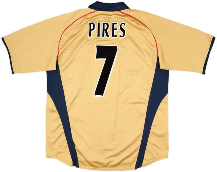Camiseta de visitante del Arsenal 2001-02 Pires #7 - 8/10 - (XL)