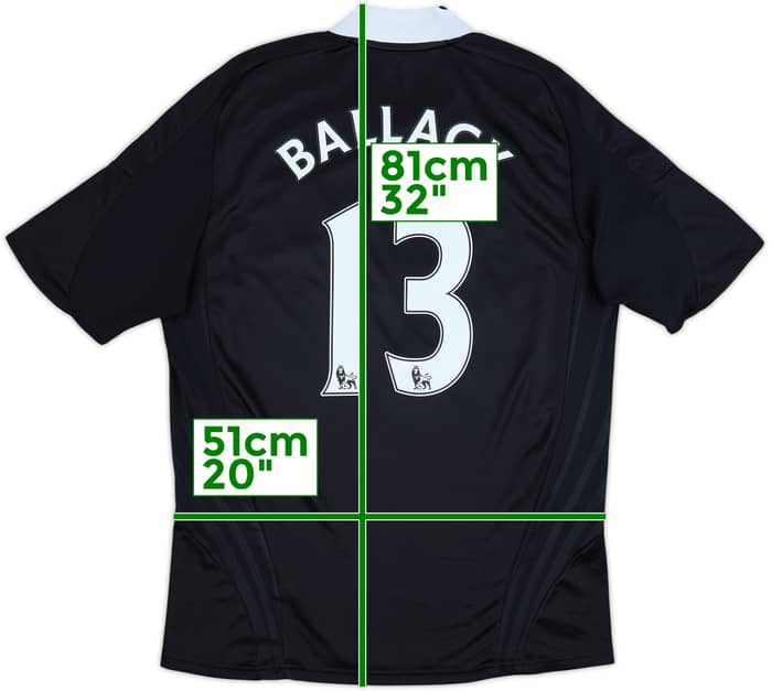 2008-09 Chelsea Away Shirt Ballack #13 - 8/10 - (L)