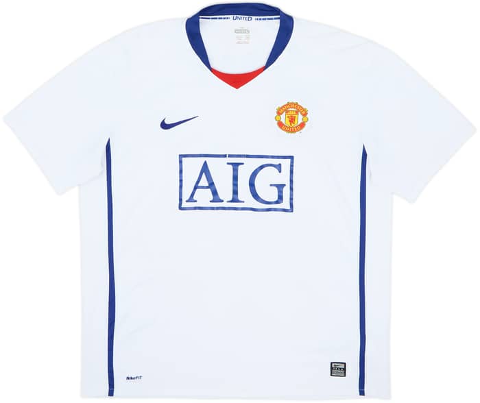 2008-10 Manchester United Away Shirt Berbatov #9 - 6/10 - (L)