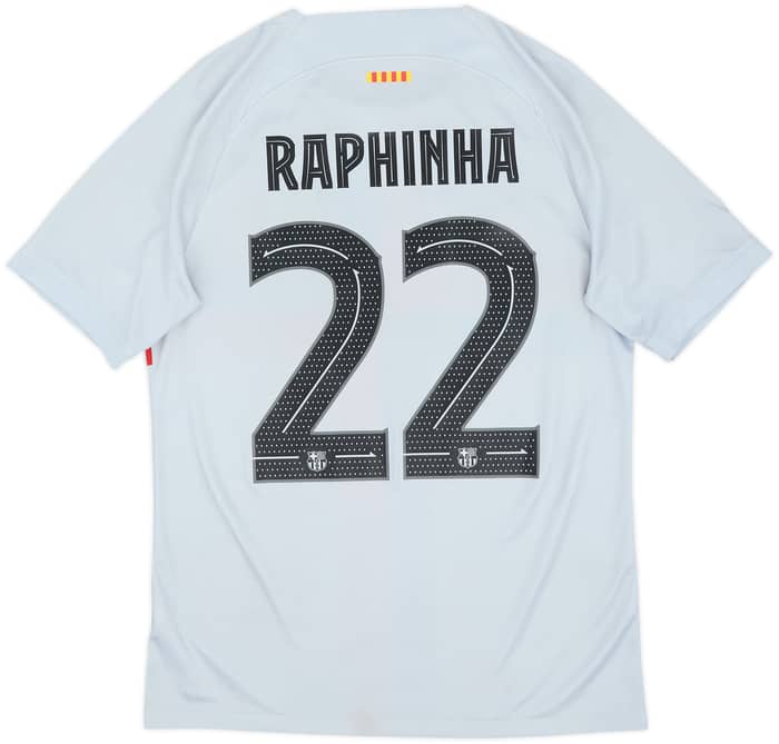 2022-23 Barcelona Third Shirt Raphinha #22 - 8/10 - (M)
