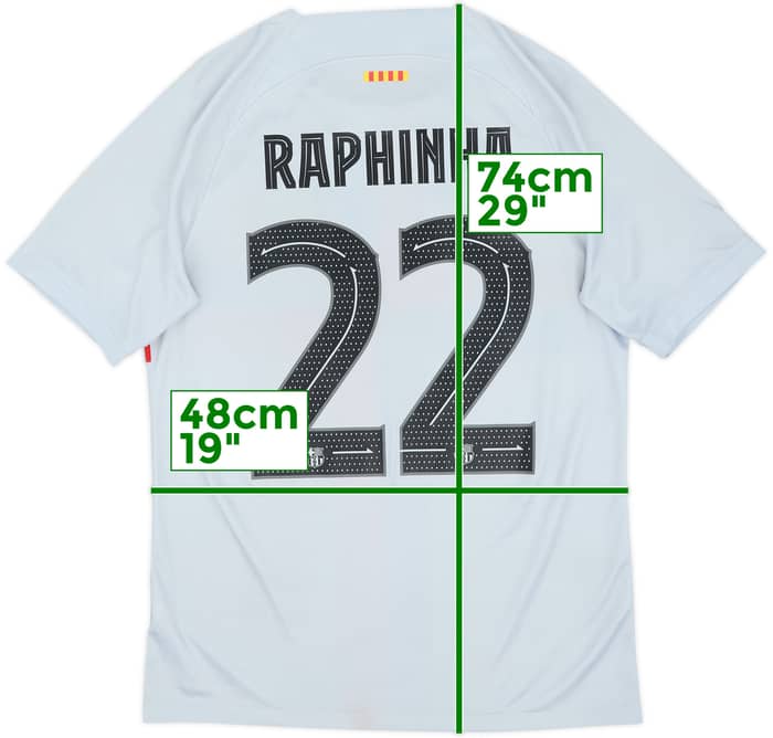 2022-23 Barcelona Third Shirt Raphinha #22 - 8/10 - (M)