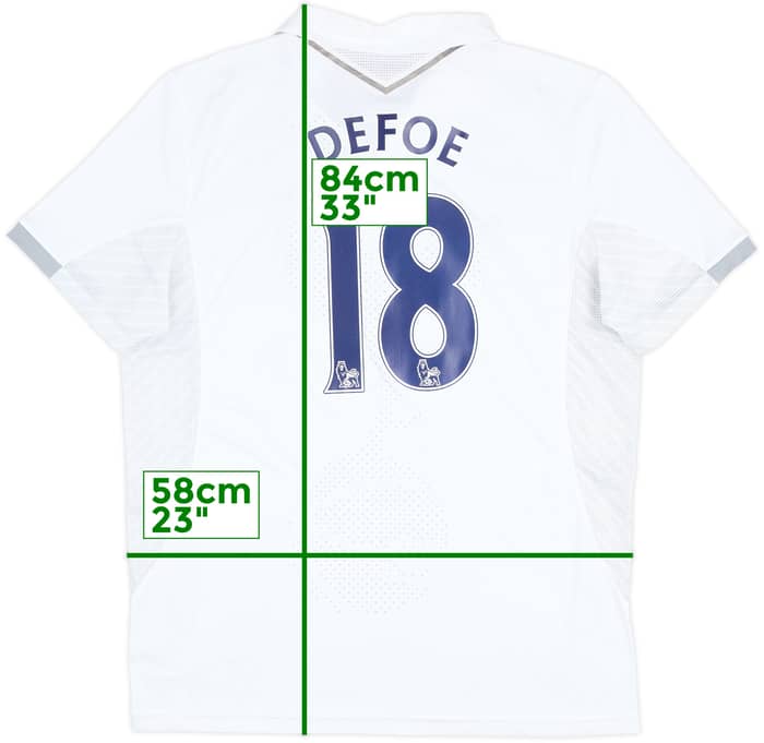 2012-13 Tottenham Home Shirt Defoe #18 - 9/10 - (XXL)