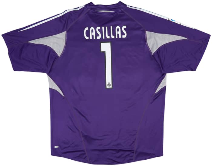 2004-05 Real Madrid GK Shirt Casillas #1 - 8/10 - (XL)