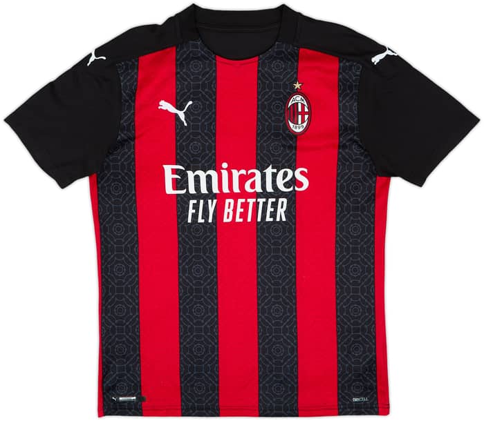 2020-21 AC Milan Home Shirt Ibrahimovic #11 - 8/10 - (M)