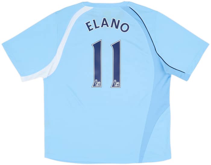 2008-09 Manchester City Home Shirt Elano #11 - 6/10 - (XL)