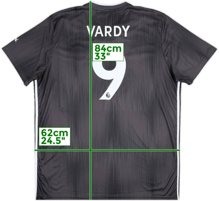 2019-20 Leicester Away Shirt Vardy #9 - 10/10 - (XXL)
