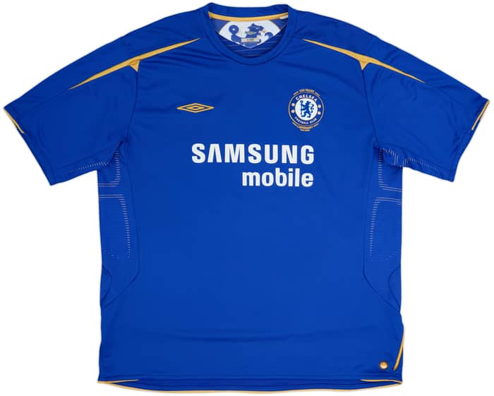 2005-06 Chelsea Centenary Home Shirt Essien #5 - 9/10 - (3XL)