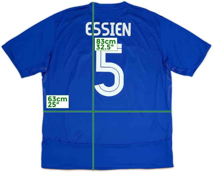 2005-06 Chelsea Centenary Home Shirt Essien #5 - 9/10 - (3XL)