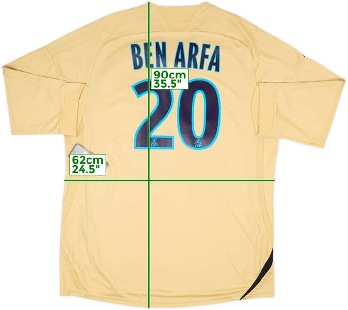 2008-09 Olympique Marseille Third Shirt Ben Arfa #20 (XXL)