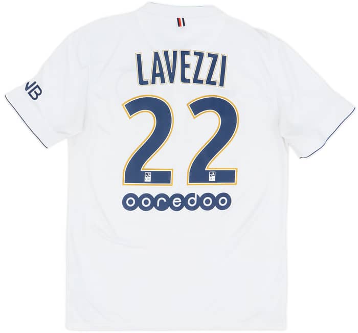 2014-15 Paris Saint-Germain Away Shirt Lavezzi #22 - 8/10 - (M)
