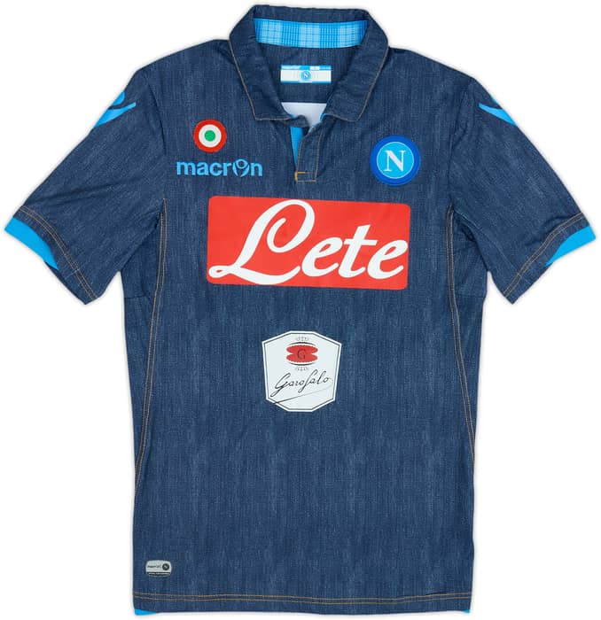2014-15 Napoli Away Shirt - 10/10 - (M)