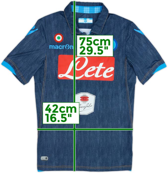 2014-15 Napoli Away Shirt - 10/10 - (M)