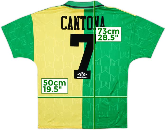 1992-94 Manchester United Tercera Camiseta Cantona #7 - 8/10 - (M)