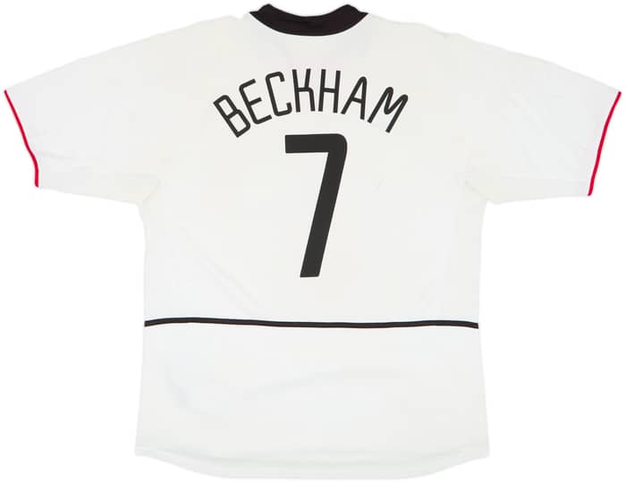 2002-03 Manchester United Away Shirt Beckham #7 - 5/10 - (XL)