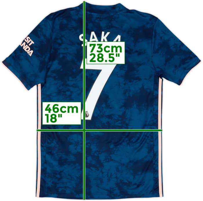 2020-21 Arsenal Third Shirt Saka #7 - 8/10 - (S)