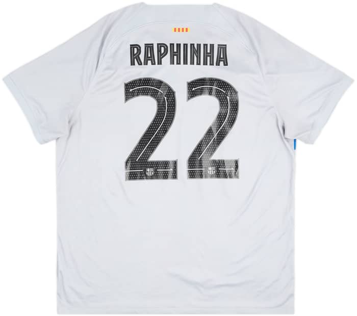 2022-23 Barcelona Third Shirt Raphinha #22 - 8/10 - (XXL)