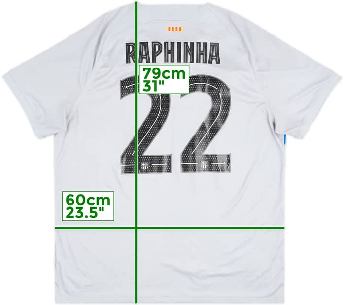 2022-23 Barcelona Third Shirt Raphinha #22 - 8/10 - (XXL)