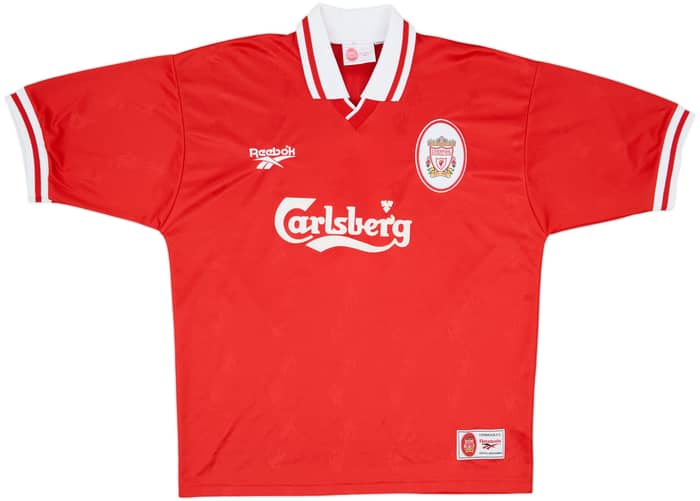 1996-98 Liverpool Home Shirt Fowler #9 - 7/10 - (L)