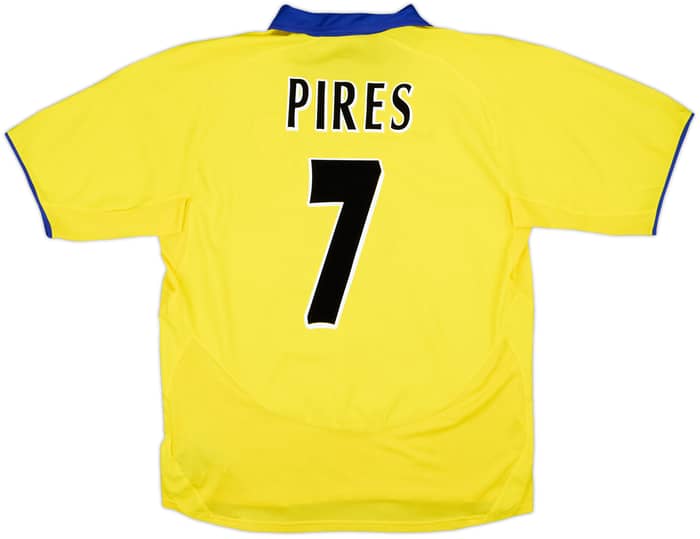 2003-05 Arsenal Away Shirt Pires #7 - 8/10 - (L)