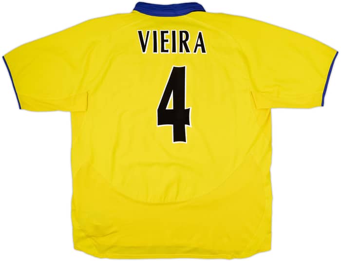 Camiseta de visitante del Arsenal 2003-05 Vieira #4 - 8/10 - (XXL)