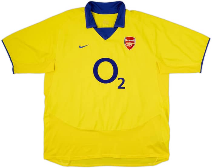 Camiseta de visitante del Arsenal 2003-05 Vieira #4 - 8/10 - (XXL)