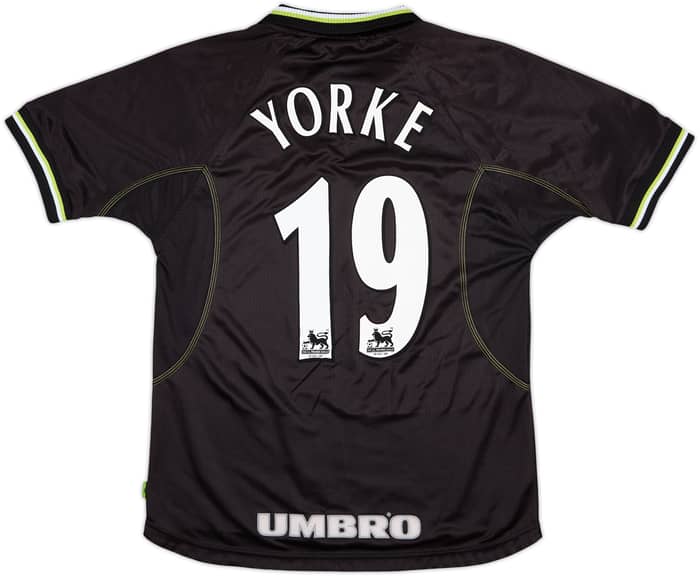 1998-99 Manchester United Third Shirt Yorke #19 - 8/10 - (M)