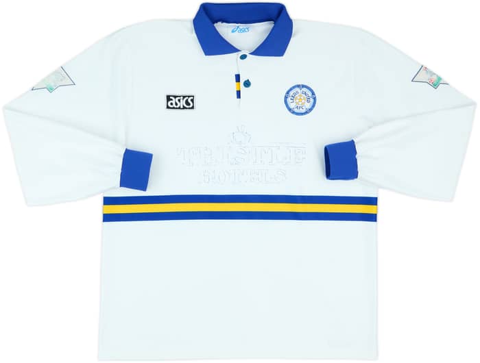 1993-95 Leeds United Match Issue Home L/S Shirt #6