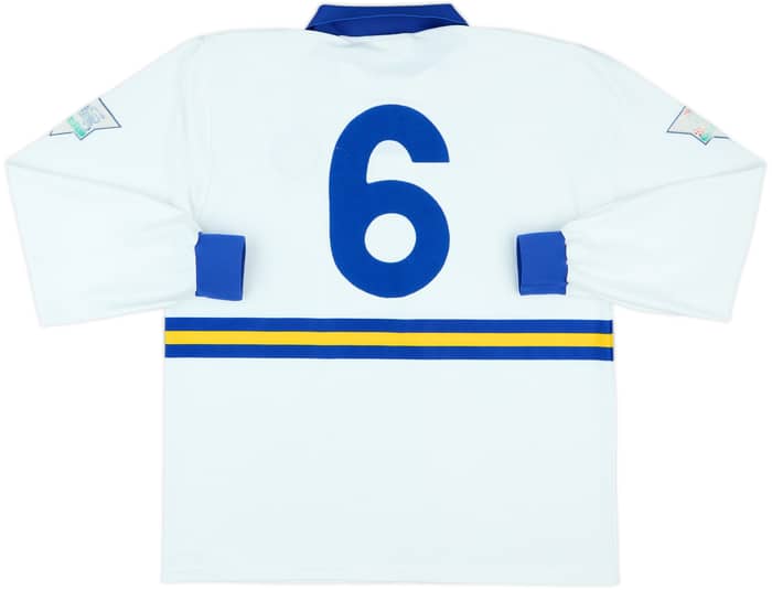 1993-95 Leeds United Match Issue Home L/S Shirt #6