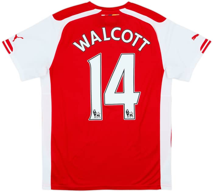 2014-15 Arsenal Home Shirt Walcott #14 - 6/10 - (M)