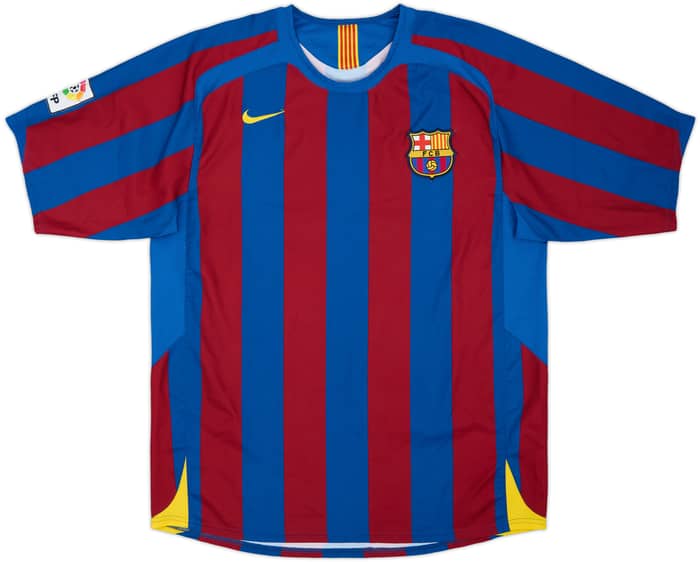 2005-06 Barcelona Home Shirt Messi #30 - 8/10 - (L)