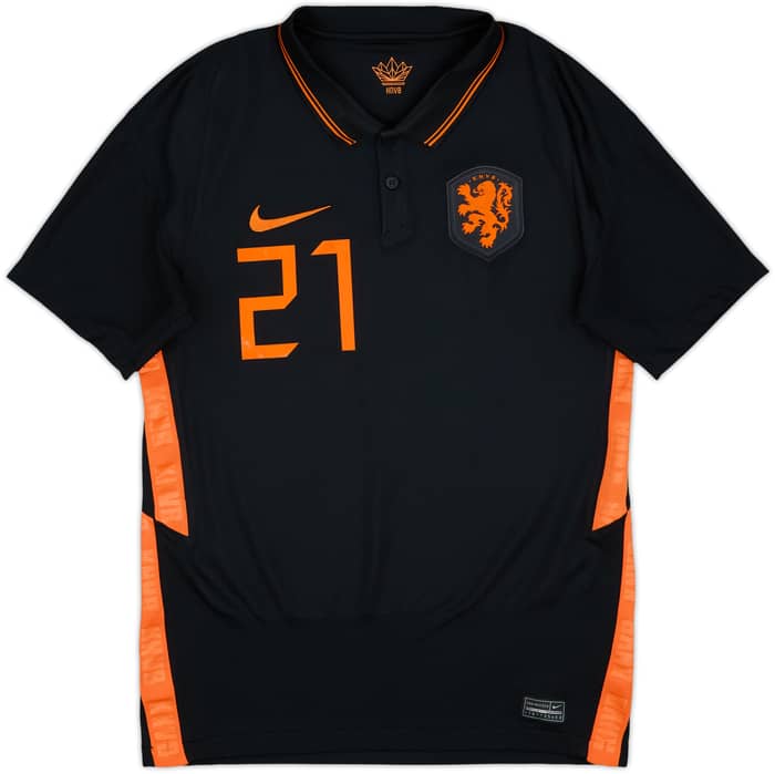 2020-22 Netherlands Away Shirt F.DeJong #21 - 8/10 - (S)