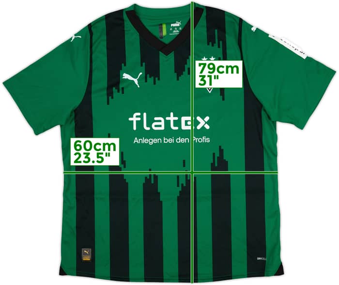 2023-24 Borussia Monchengladbach Away Shirt - 8/10 - (XXL)