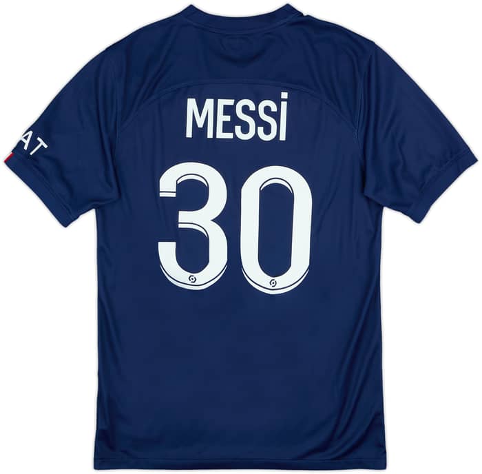 2022-23 Paris Saint-Germain Home Shirt Messi #30 - 7/10 - (S)