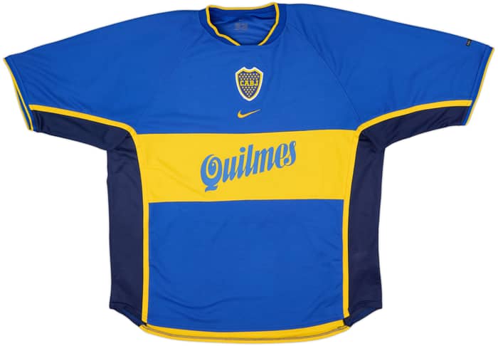 2001-02 Boca Juniors Home Shirt - 9/10 - (XL)