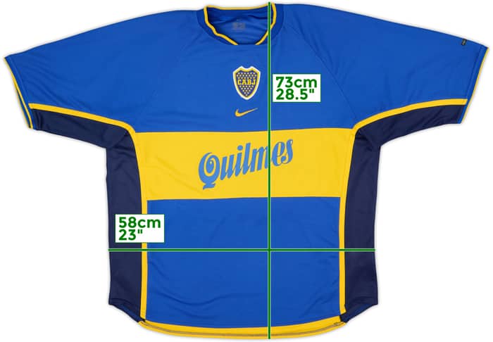 2001-02 Boca Juniors Home Shirt - 9/10 - (XL)